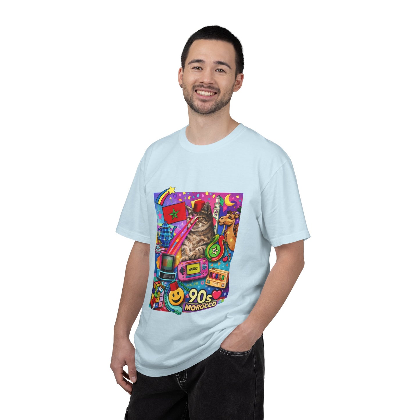RETRO 90s Morocco T-Shirt — "Keep Calm and Drink Atay"