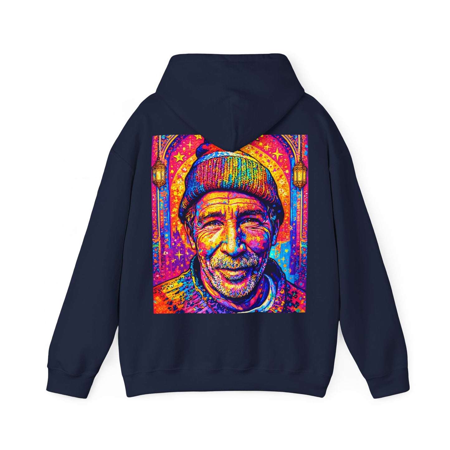 Colorful Retro Portrait Hoodie
