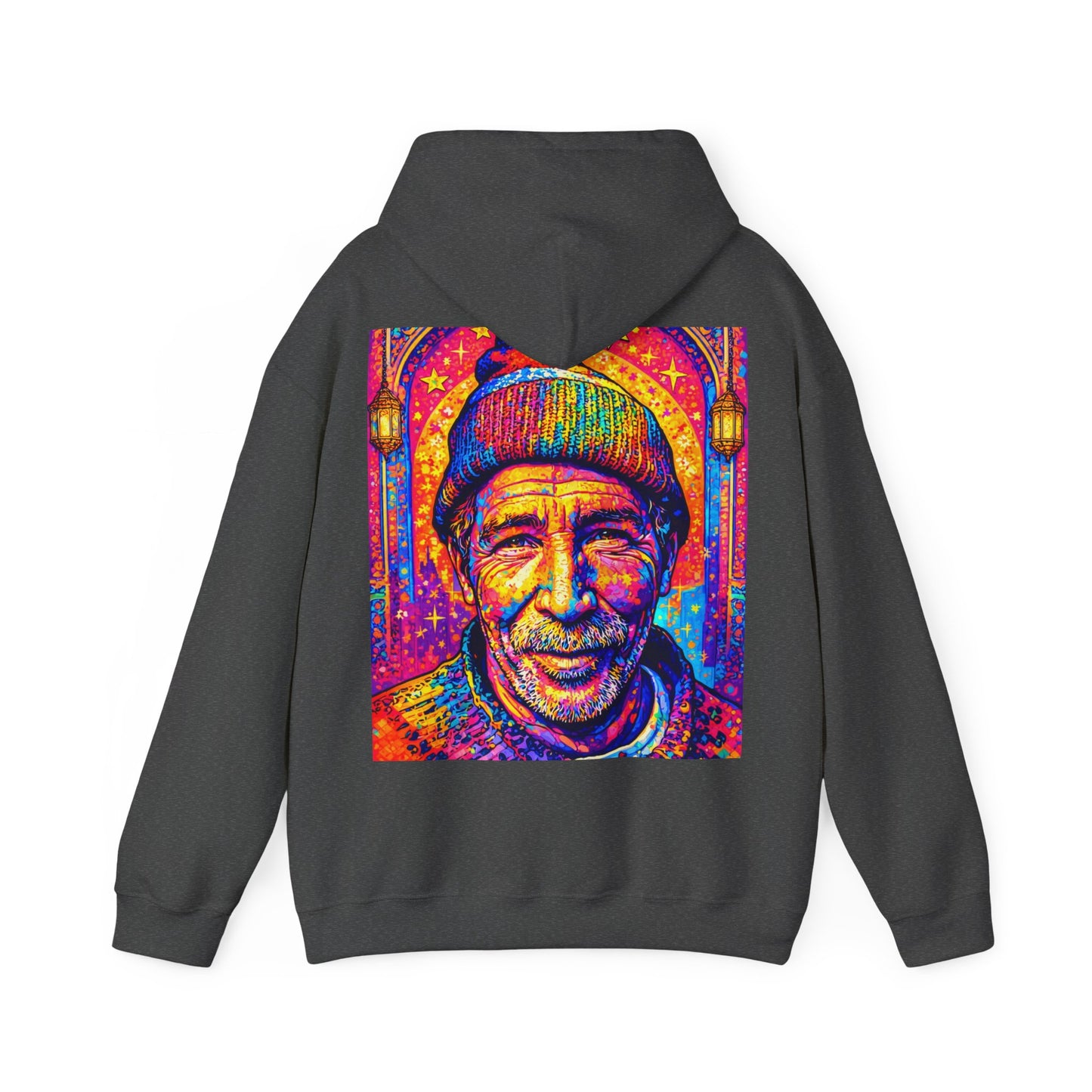 Colorful Retro Portrait Hoodie