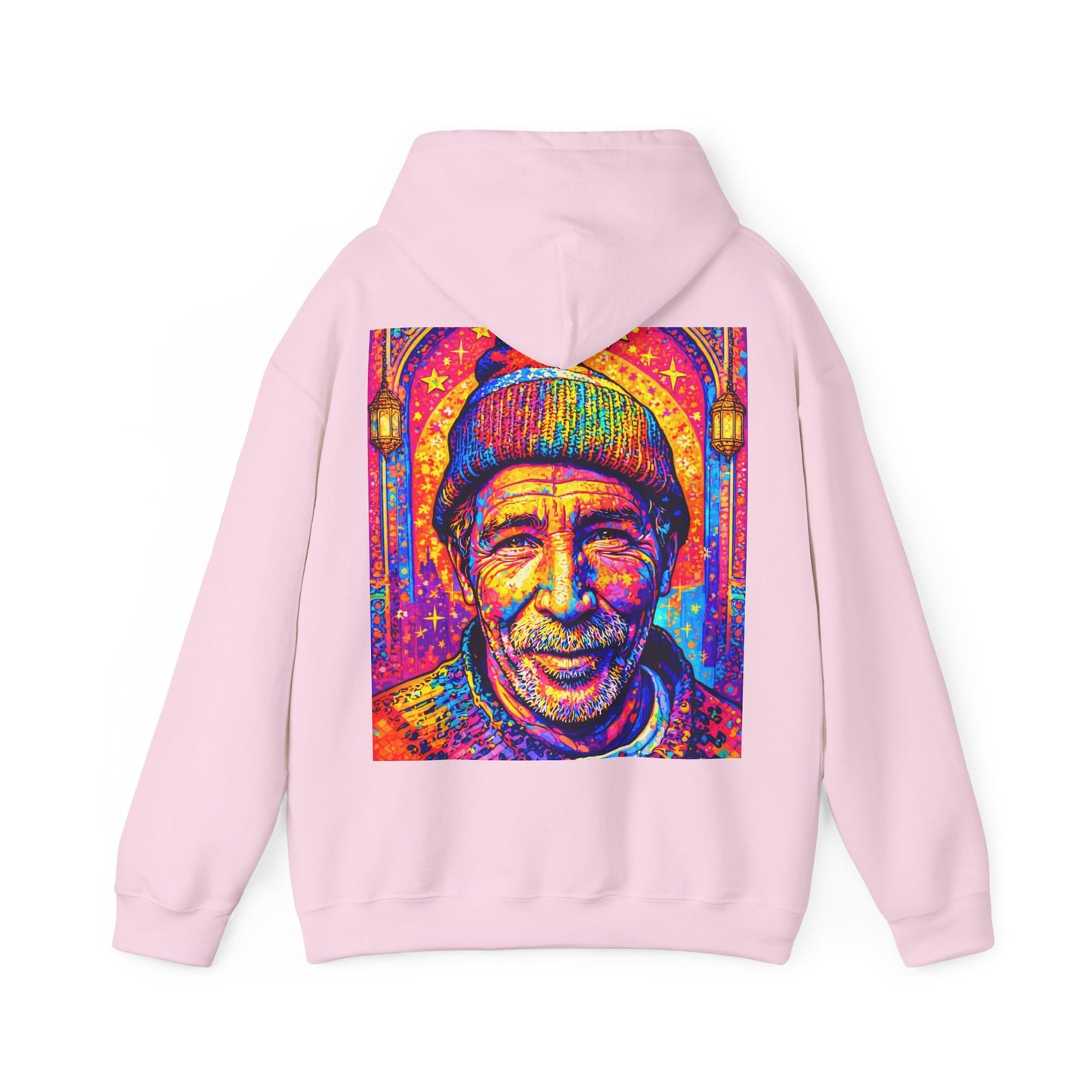 Colorful Retro Portrait Hoodie