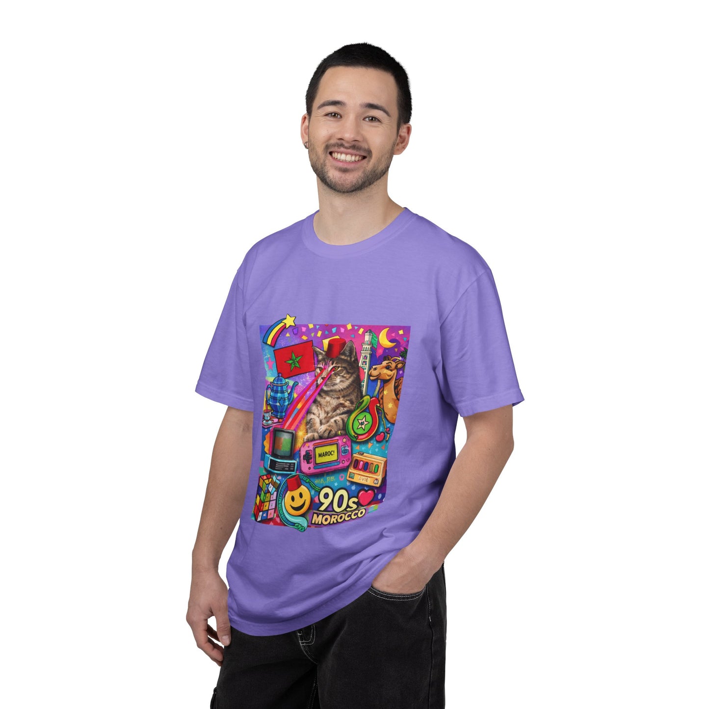 RETRO 90s Morocco T-Shirt — "Keep Calm and Drink Atay"