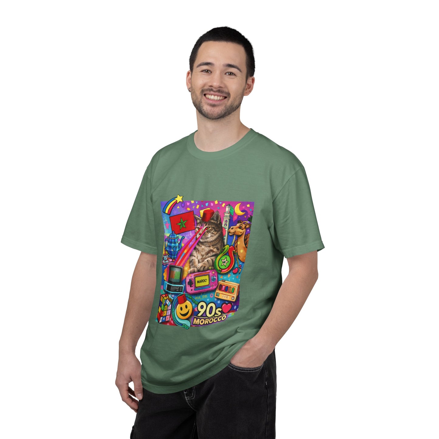 RETRO 90s Morocco T-Shirt — "Keep Calm and Drink Atay"