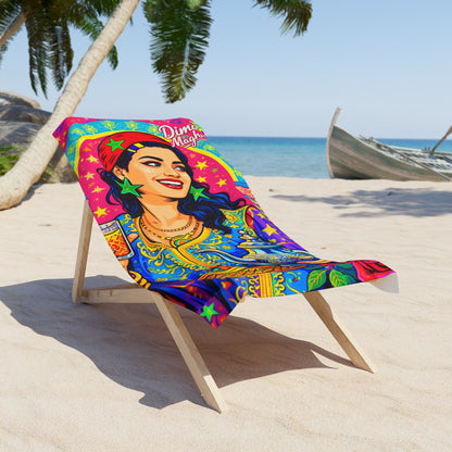 Serviette de plage PoP Art Morocco