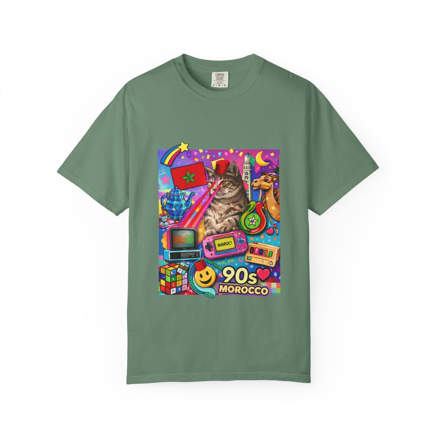 RETRO 90s Morocco T-Shirt — "Keep Calm and Drink Atay"