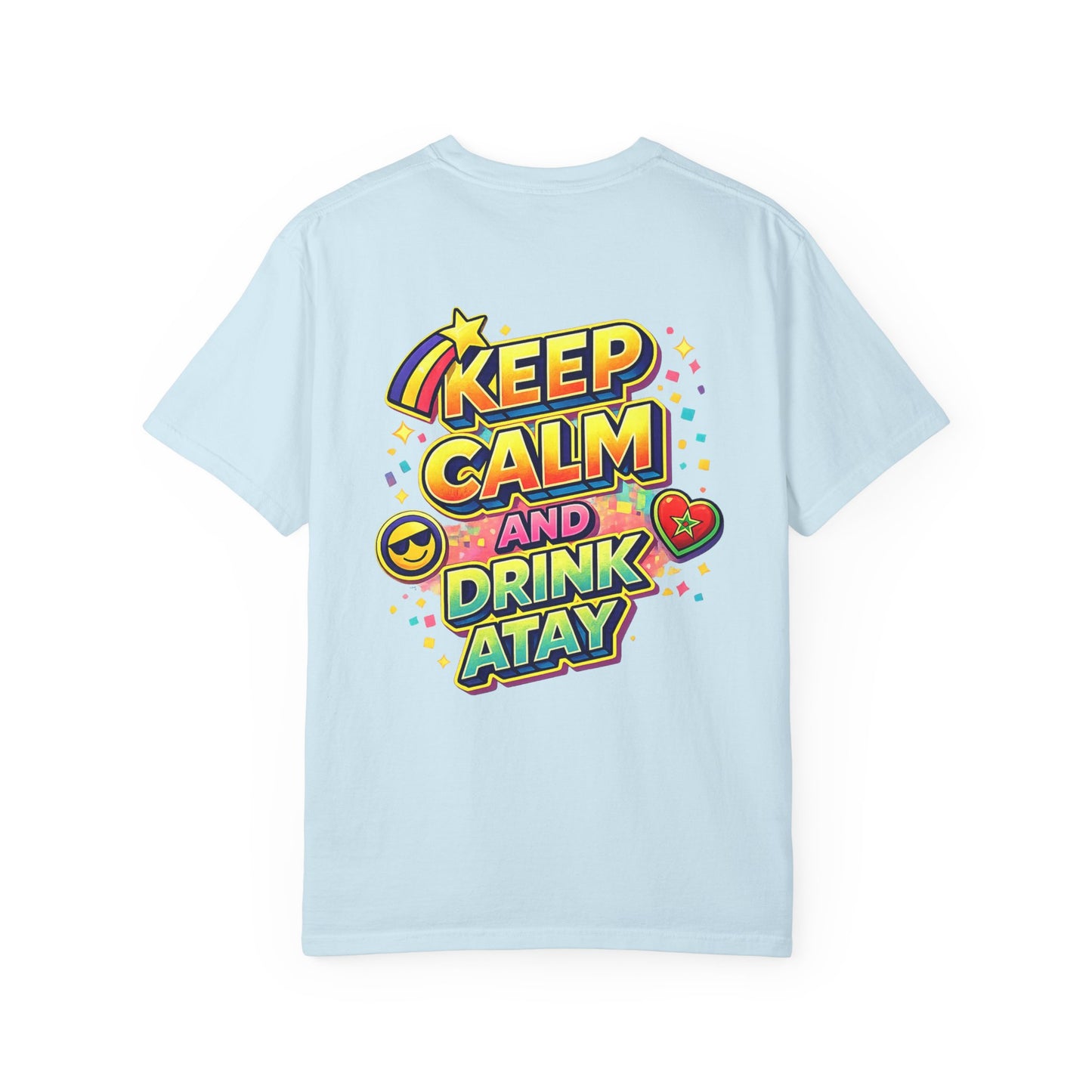RETRO 90s Morocco T-Shirt — "Keep Calm and Drink Atay"