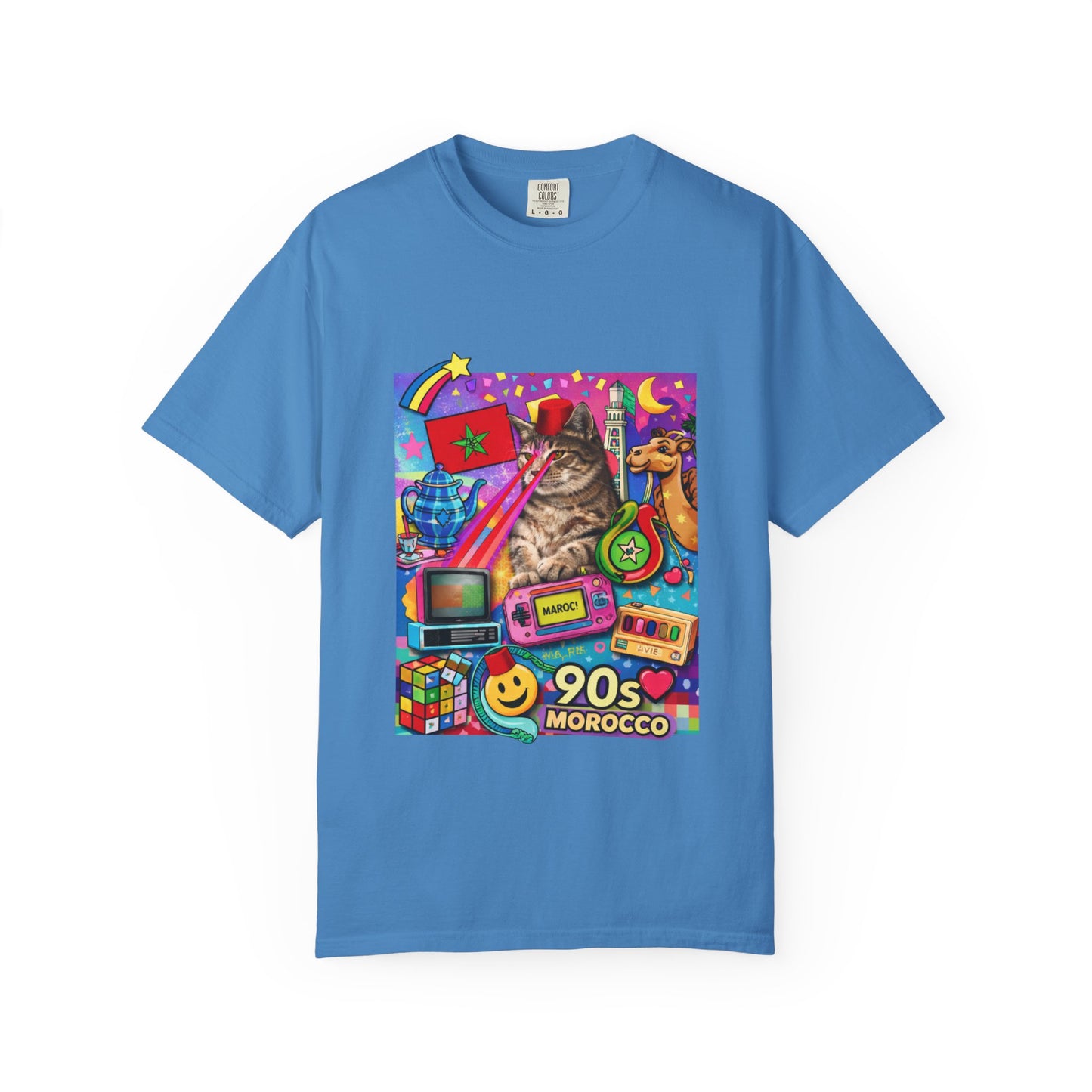 RETRO 90s Morocco T-Shirt — "Keep Calm and Drink Atay"