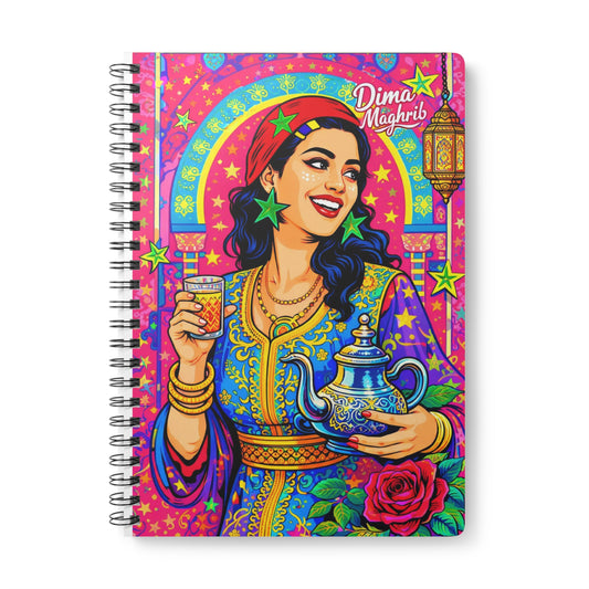 Carnet A5 Tea Time Vibes - Dima Maghrib