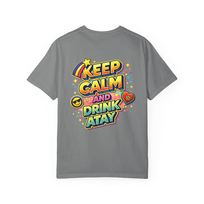 RETRO 90s Morocco T-Shirt — "Keep Calm and Drink Atay"