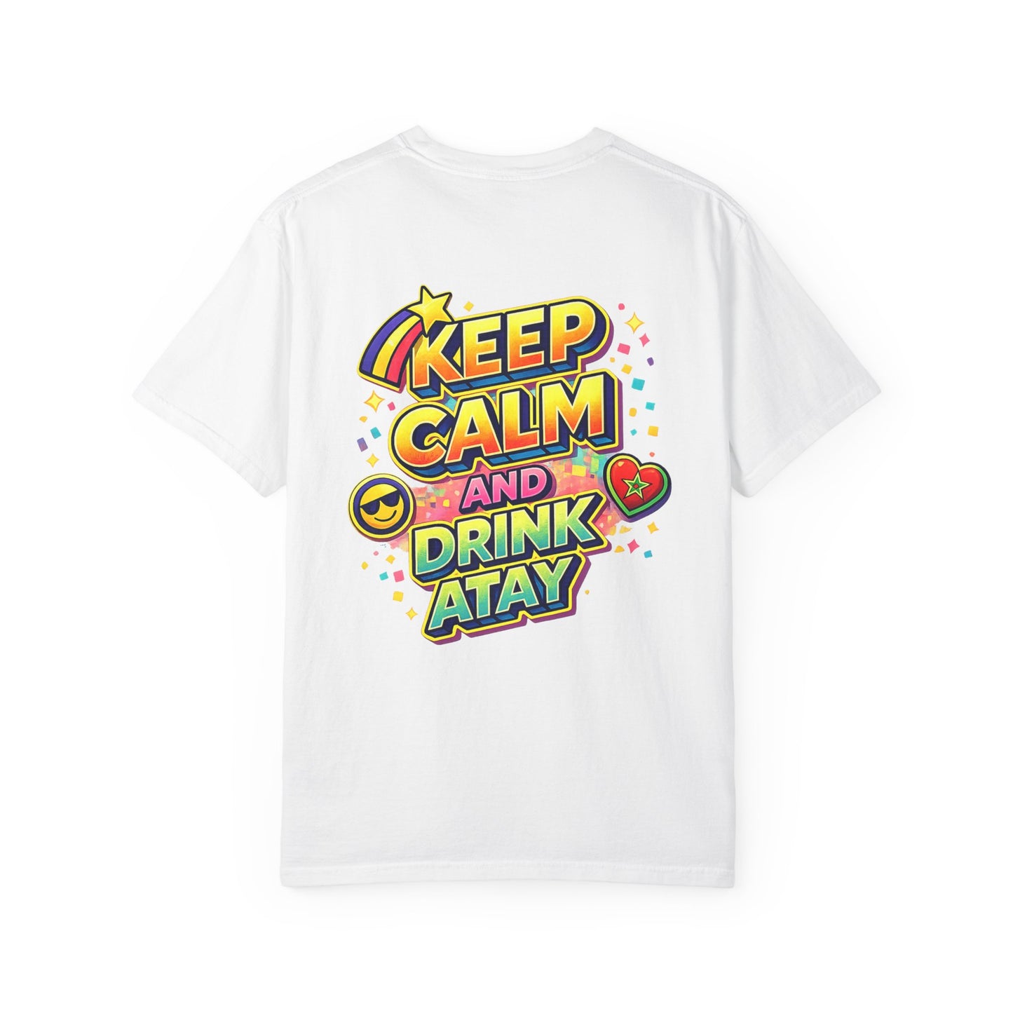 RETRO 90s Morocco T-Shirt — "Keep Calm and Drink Atay"