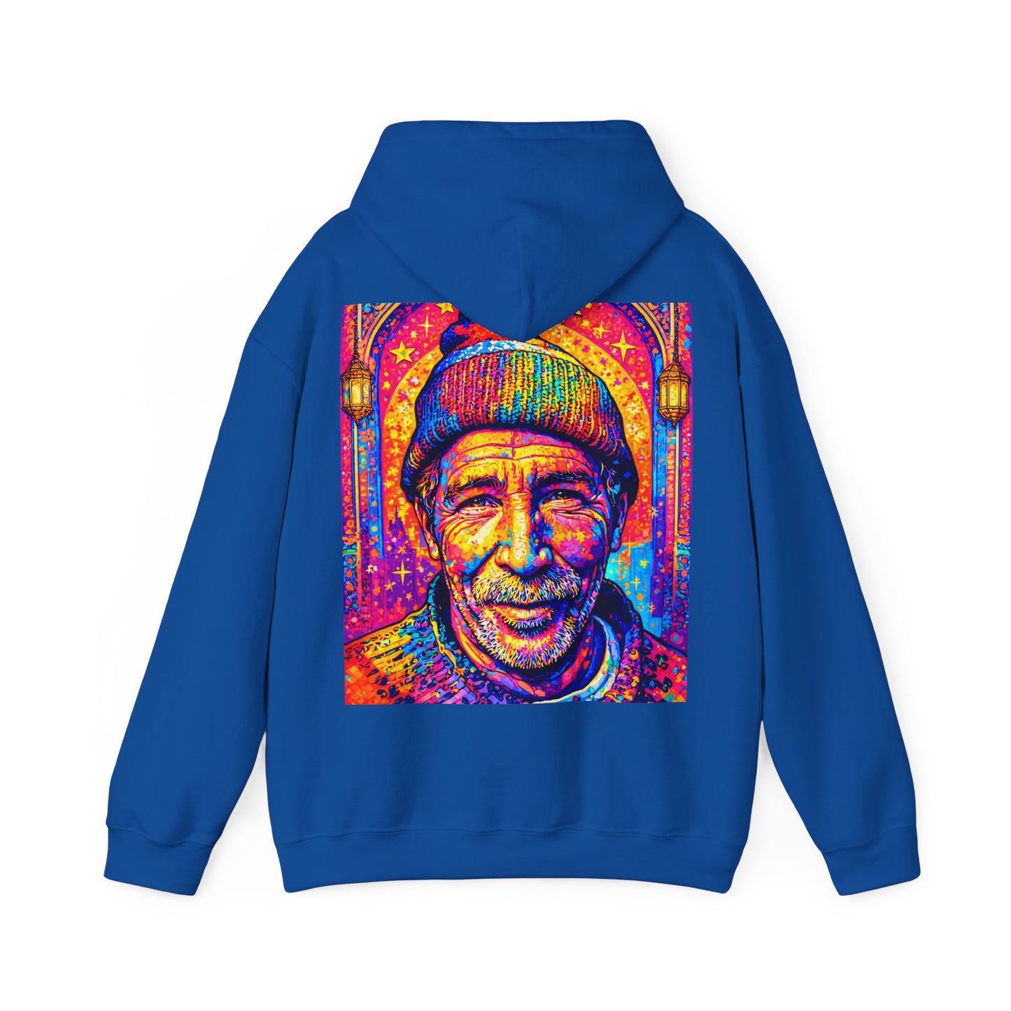 Colorful Retro Portrait Hoodie