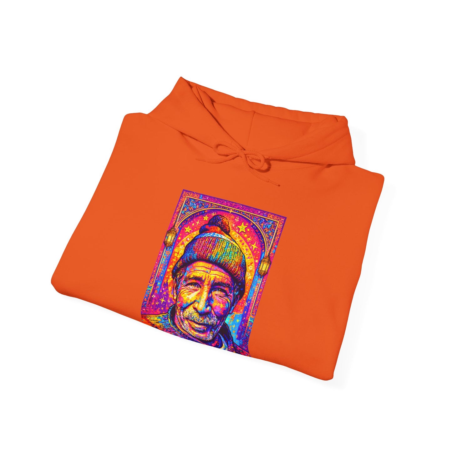 Colorful Retro Portrait Hoodie