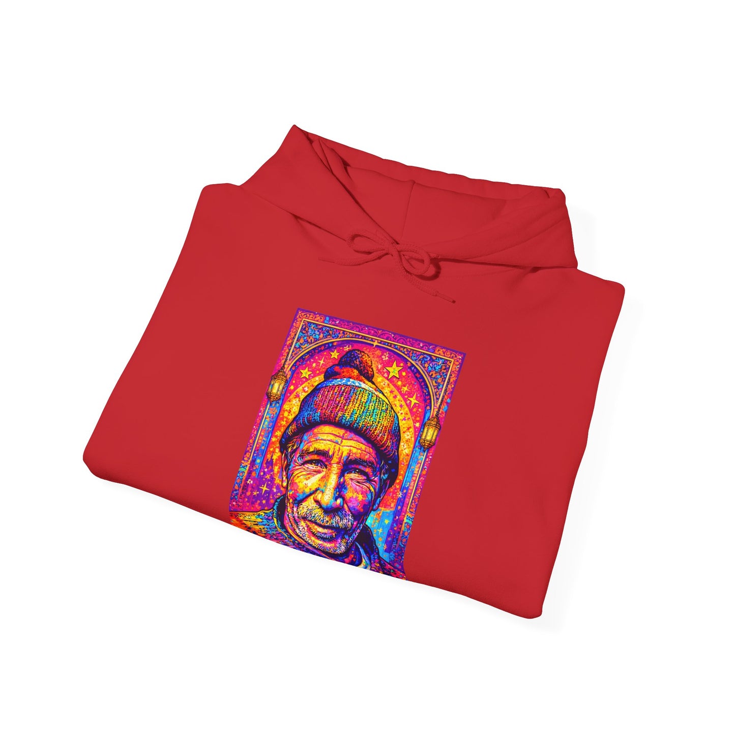 Colorful Retro Portrait Hoodie