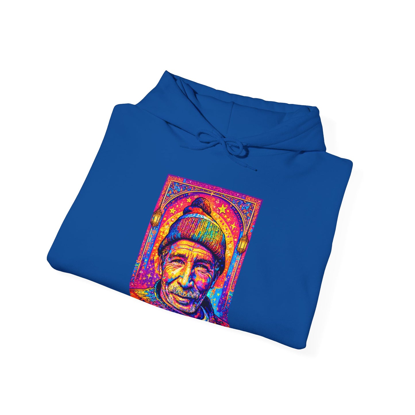 Colorful Retro Portrait Hoodie
