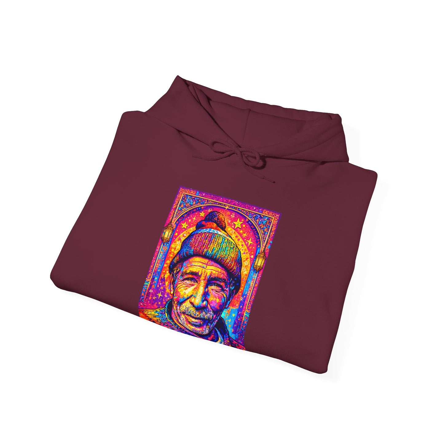 Colorful Retro Portrait Hoodie