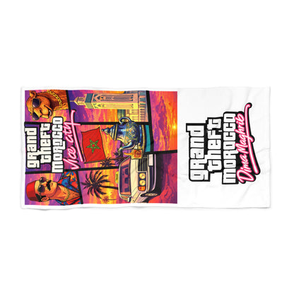 Grand Theft Morocco: Retro Vice City Serviette de plage