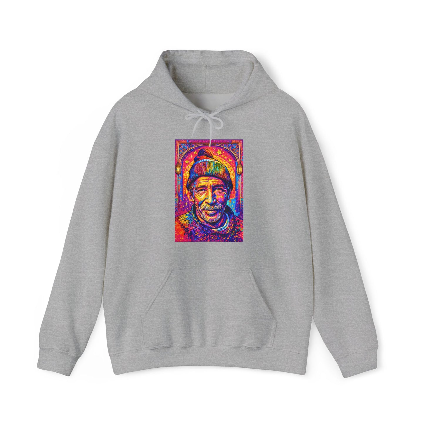 Colorful Retro Portrait Hoodie