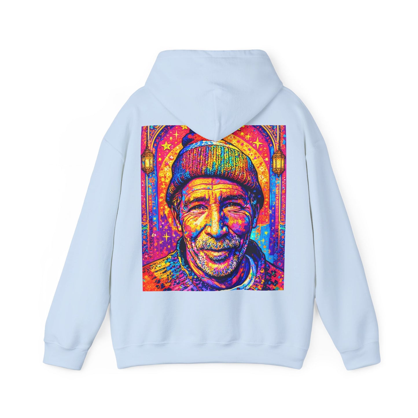 Colorful Retro Portrait Hoodie