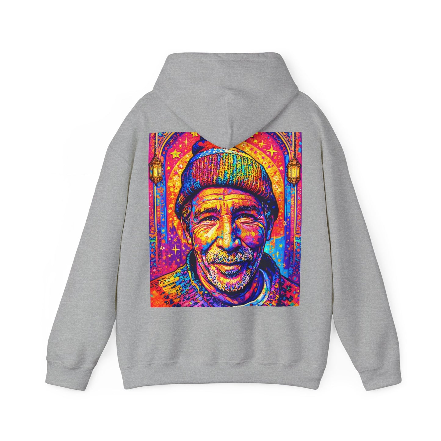 Colorful Retro Portrait Hoodie
