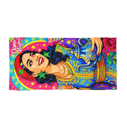 Serviette de plage PoP Art Morocco