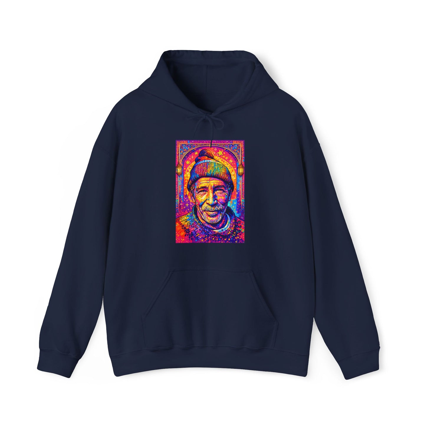 Colorful Retro Portrait Hoodie