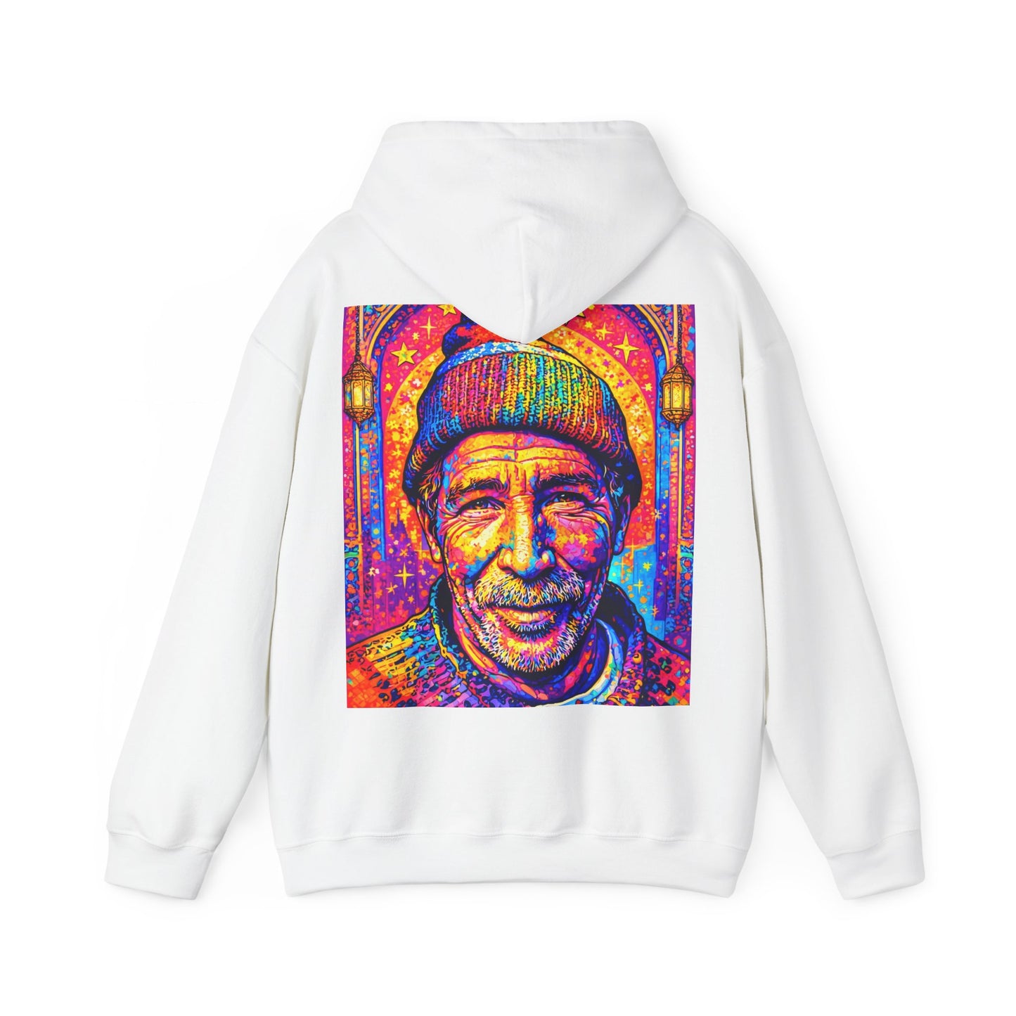 Colorful Retro Portrait Hoodie