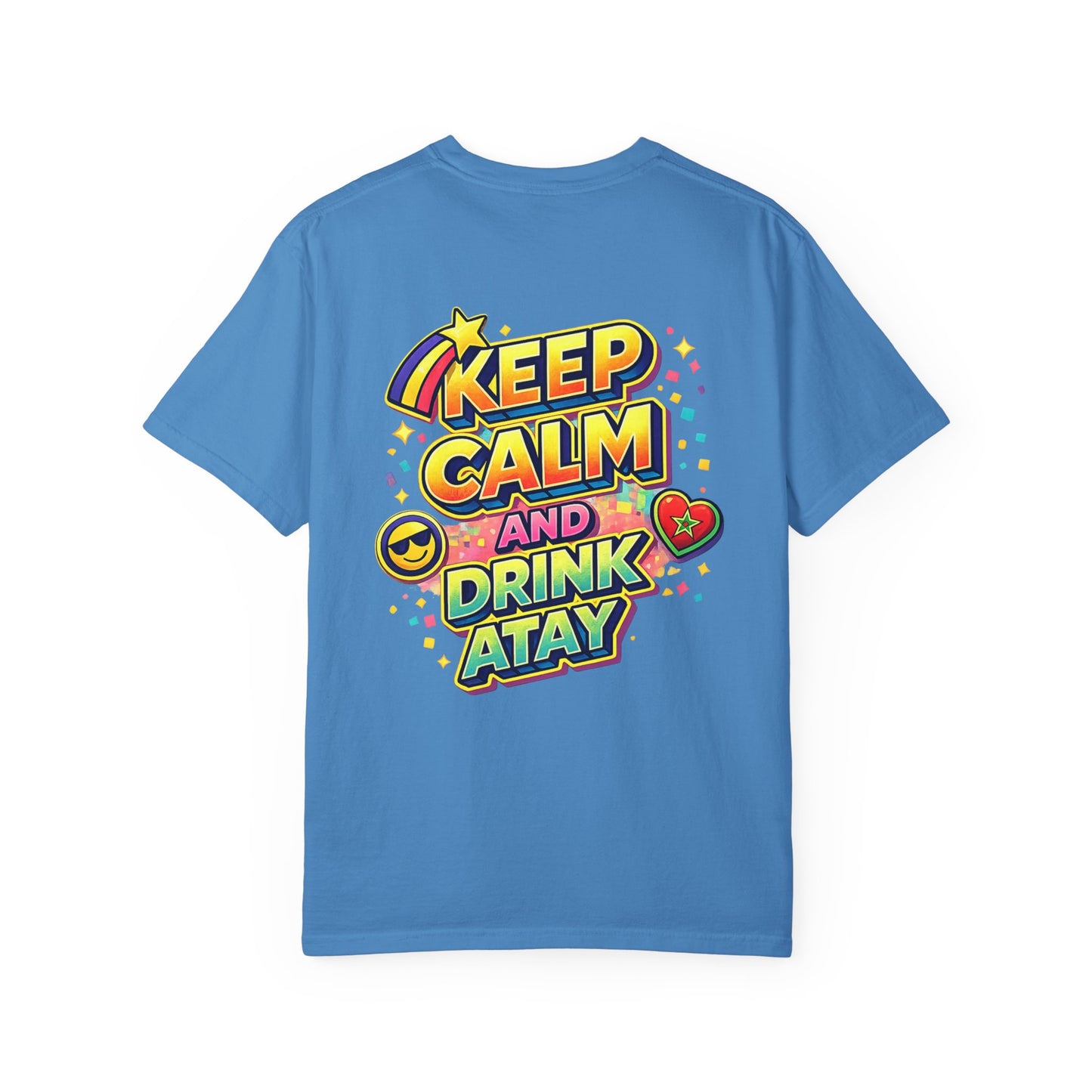 RETRO 90s Morocco T-Shirt — "Keep Calm and Drink Atay"