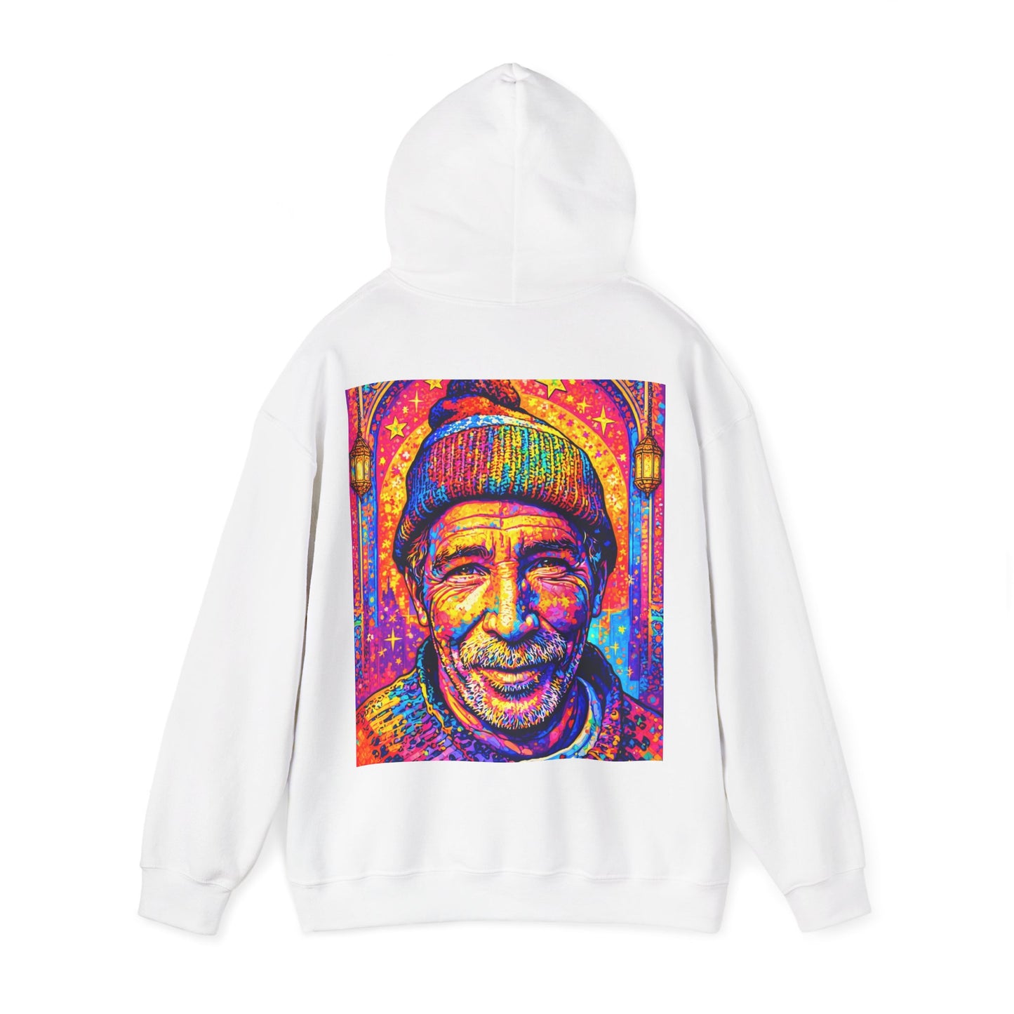 Colorful Retro Portrait Hoodie
