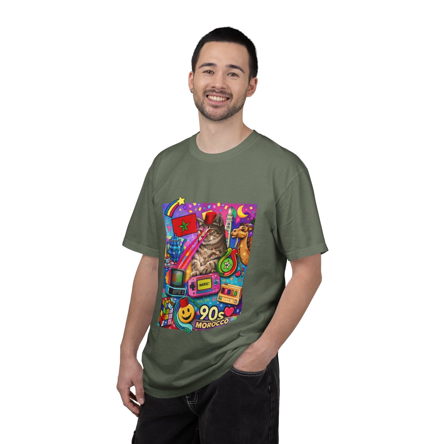 RETRO 90s Morocco T-Shirt — "Keep Calm and Drink Atay"