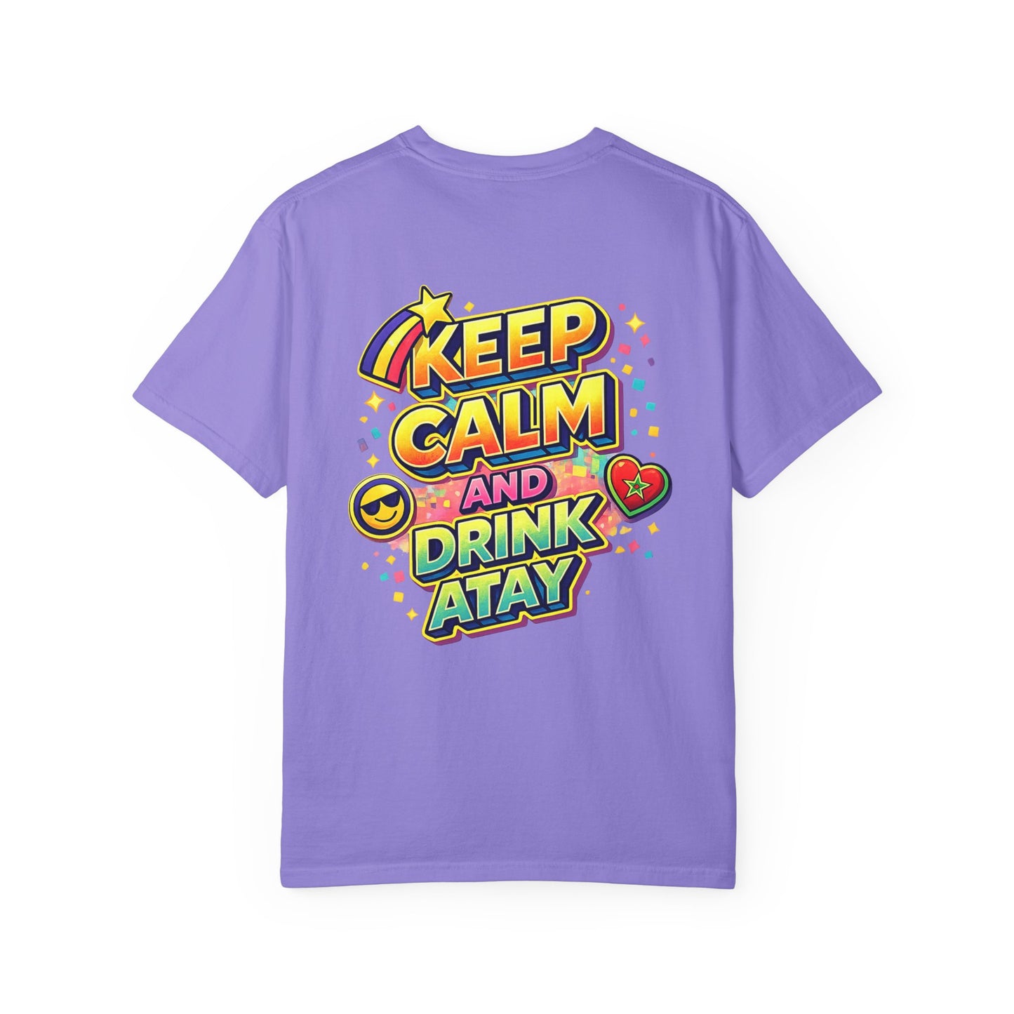 RETRO 90s Morocco T-Shirt — "Keep Calm and Drink Atay"