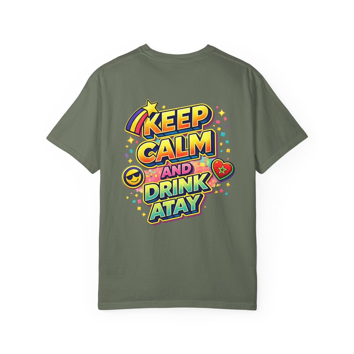 RETRO 90s Morocco T-Shirt — "Keep Calm and Drink Atay"