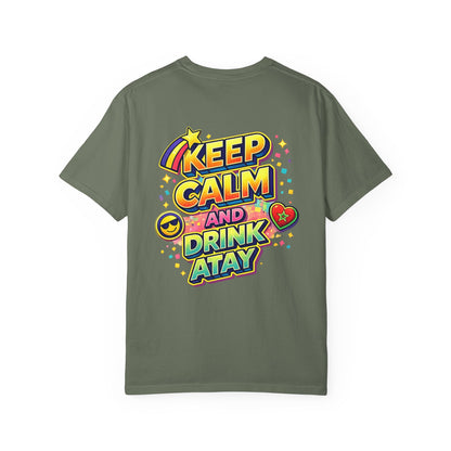 RETRO 90s Morocco T-Shirt — "Keep Calm and Drink Atay"