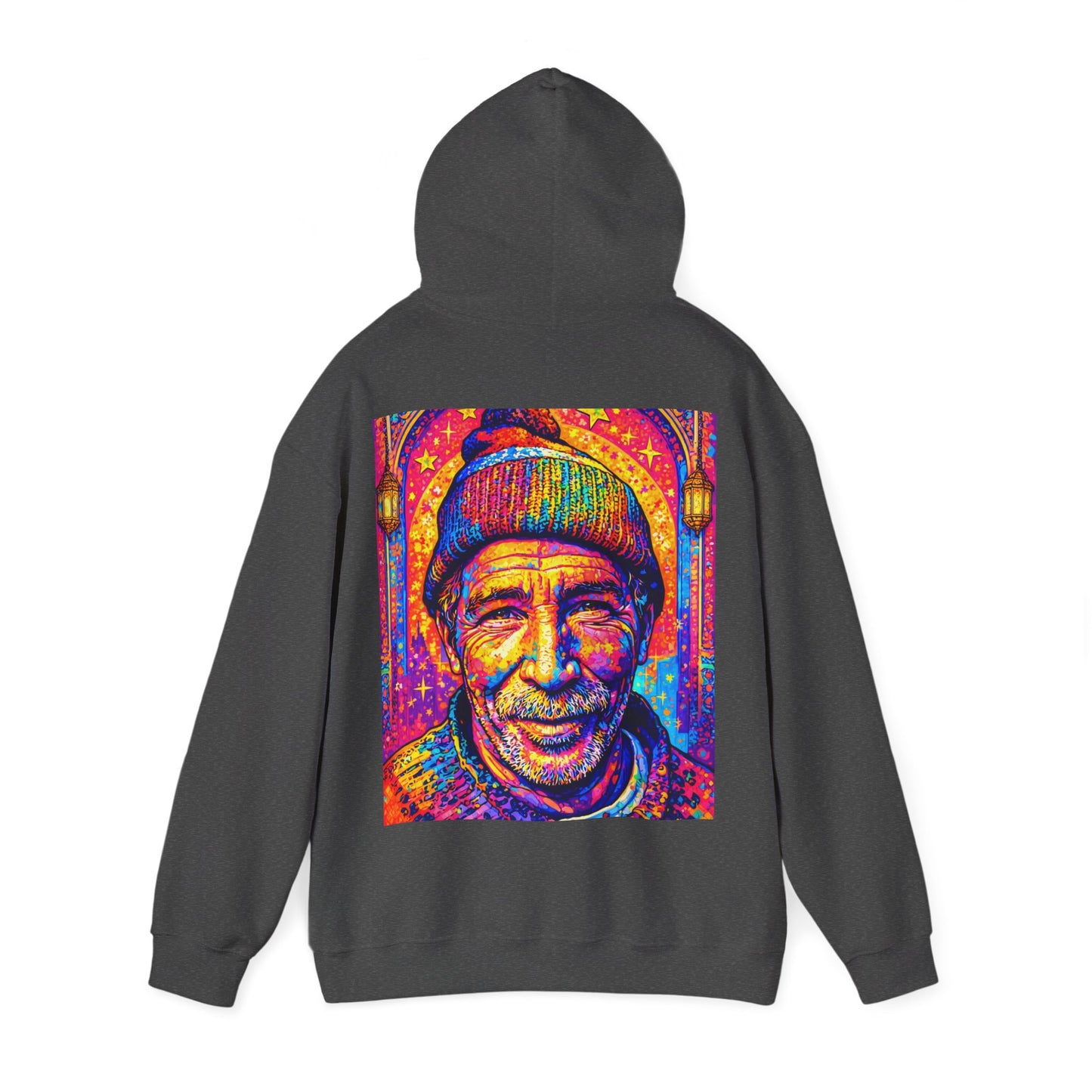 Colorful Retro Portrait Hoodie