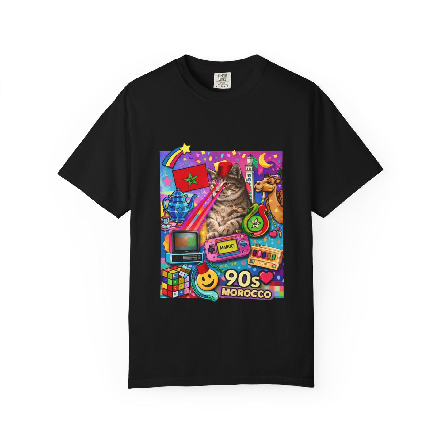 RETRO 90s Morocco T-Shirt — "Keep Calm and Drink Atay"