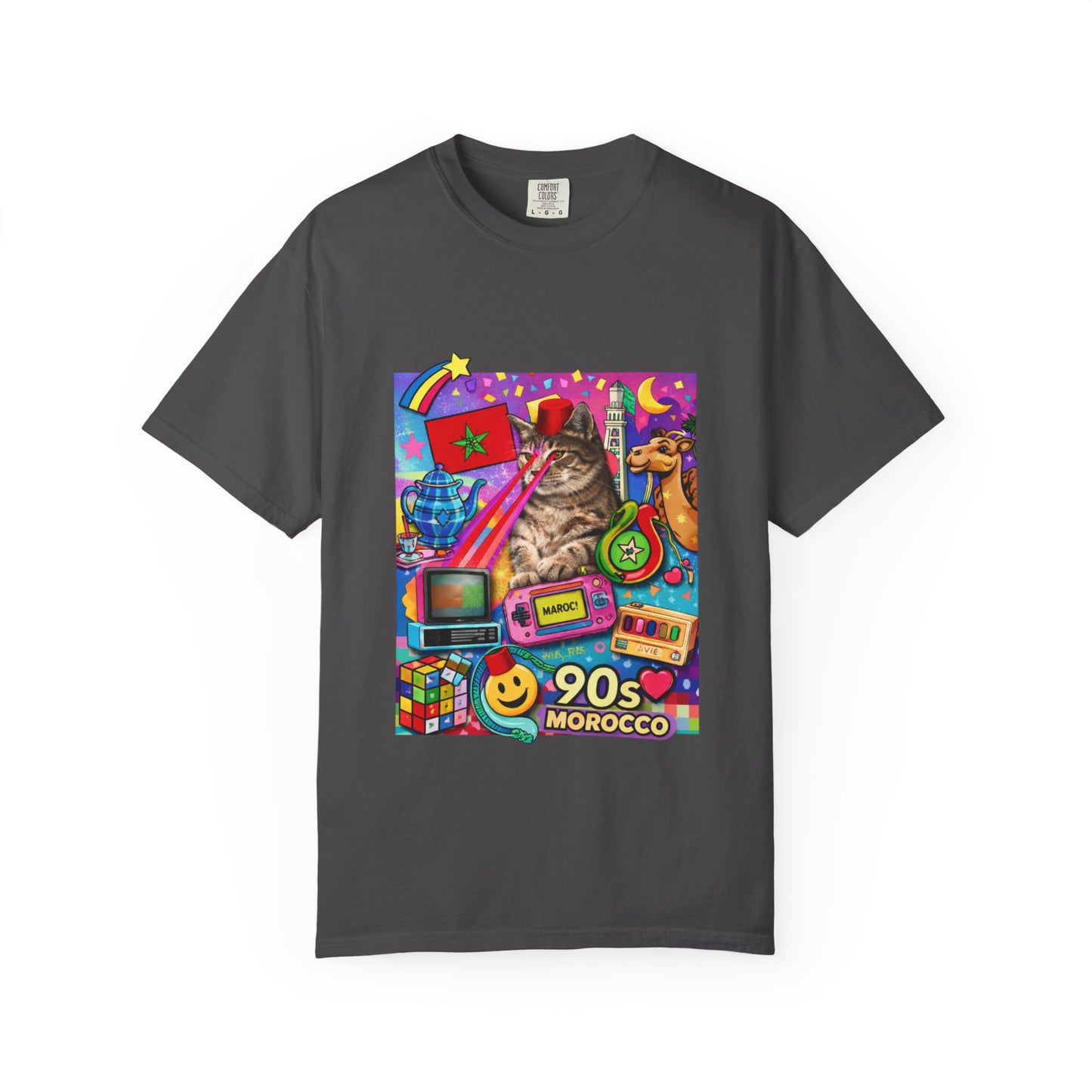 RETRO 90s Morocco T-Shirt — "Keep Calm and Drink Atay"