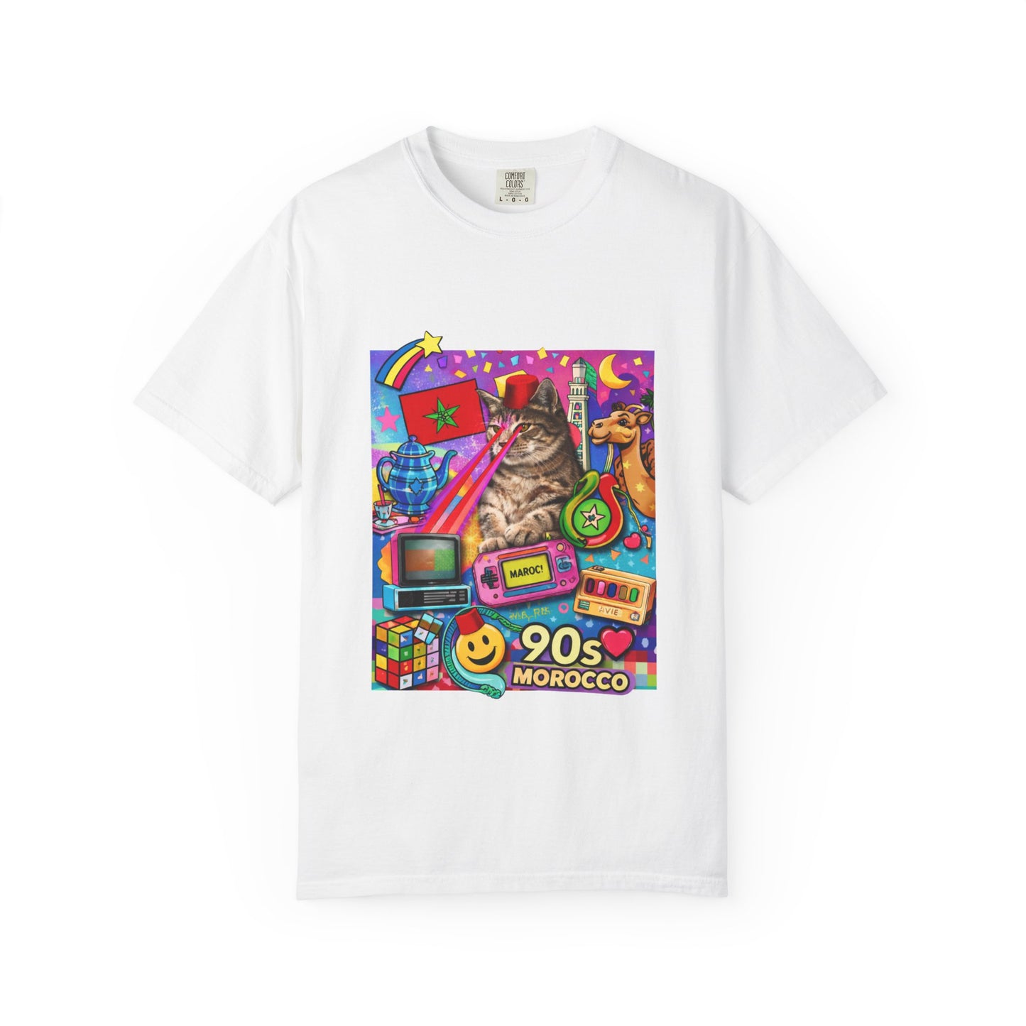 RETRO 90s Morocco T-Shirt — "Keep Calm and Drink Atay"