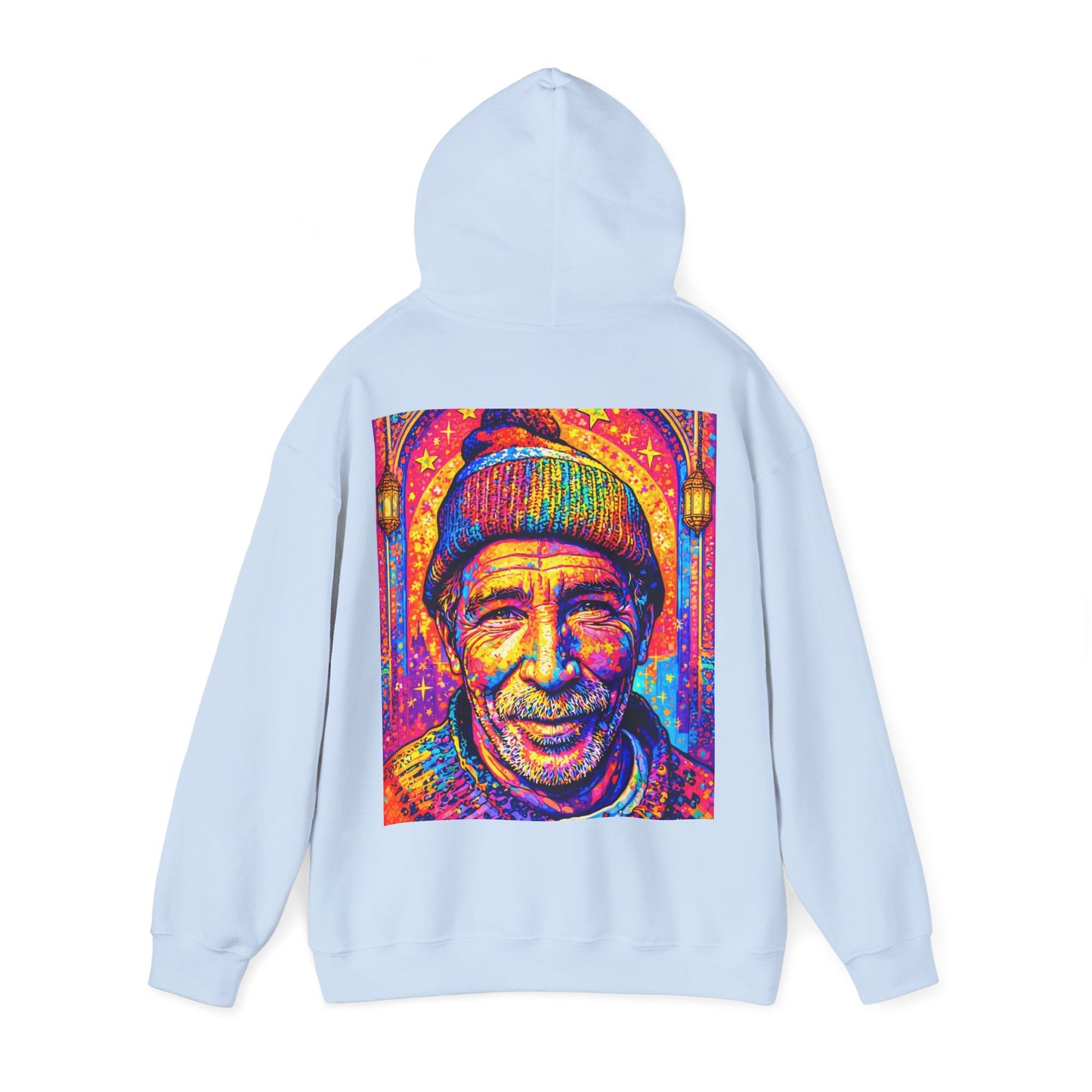 Colorful Retro Portrait Hoodie
