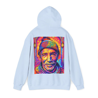 Colorful Retro Portrait Hoodie