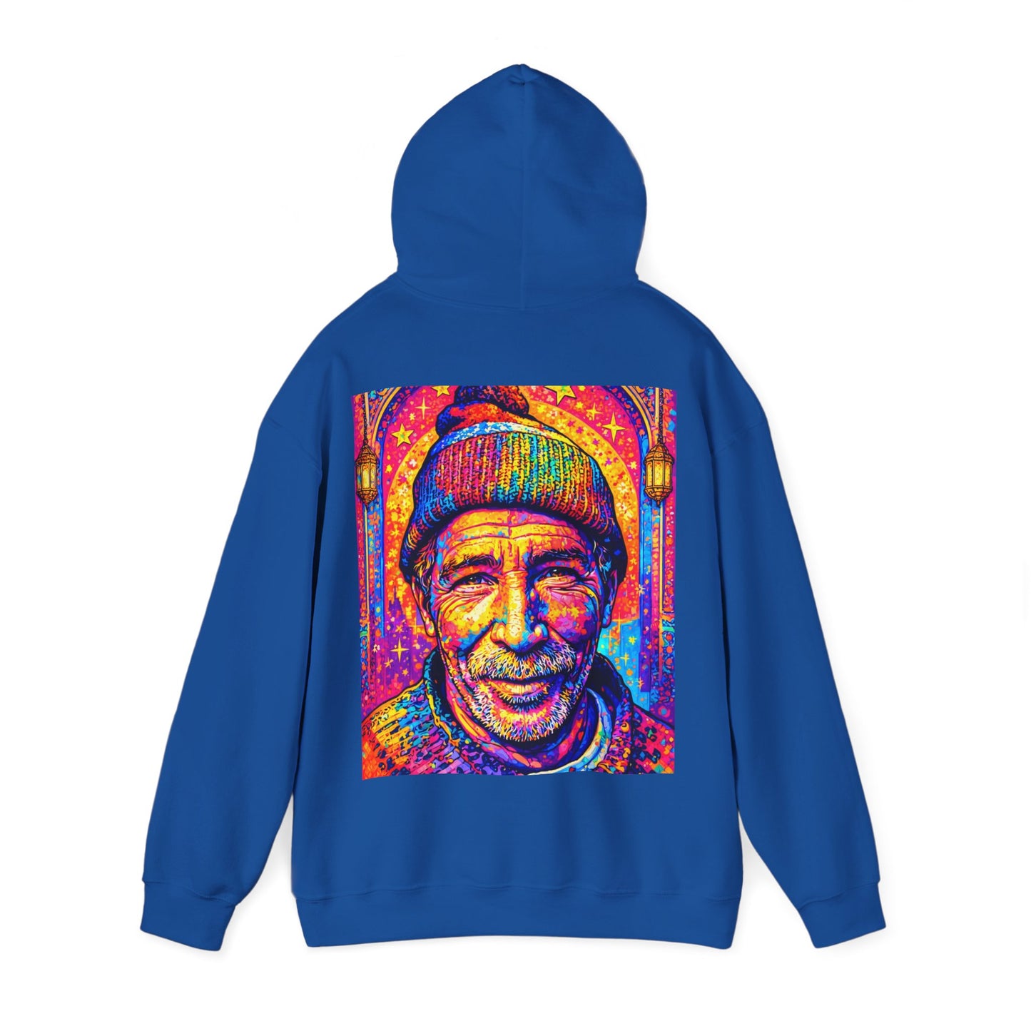 Colorful Retro Portrait Hoodie
