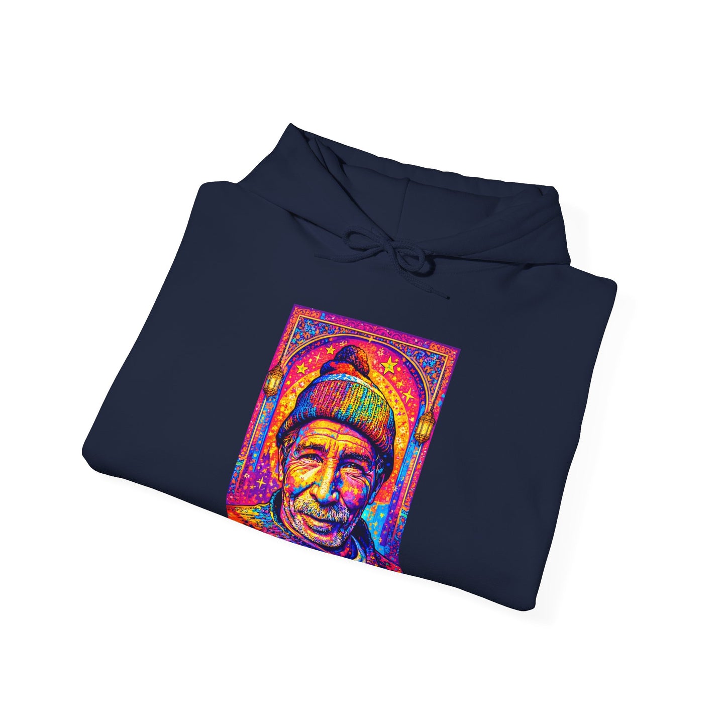 Colorful Retro Portrait Hoodie