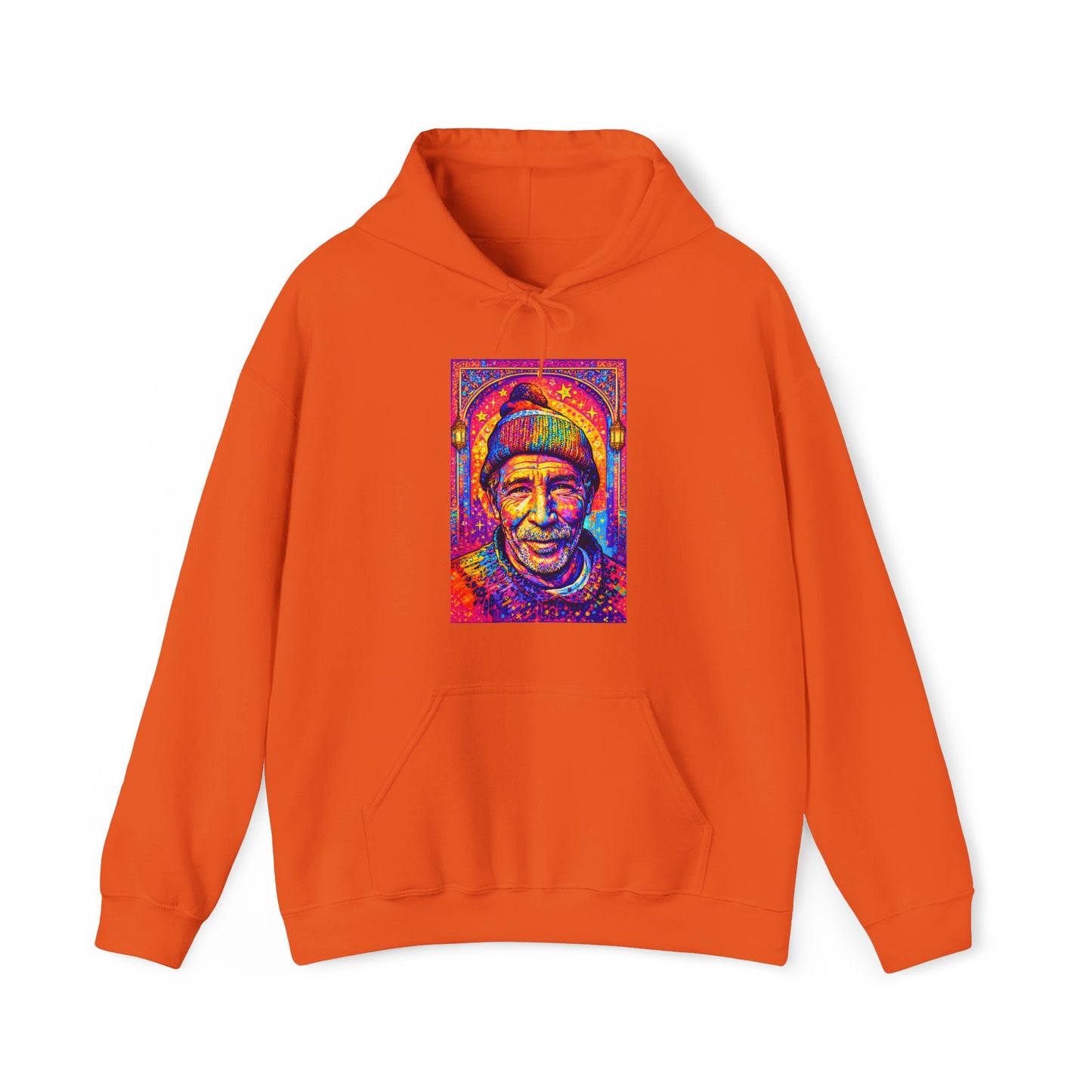 Colorful Retro Portrait Hoodie