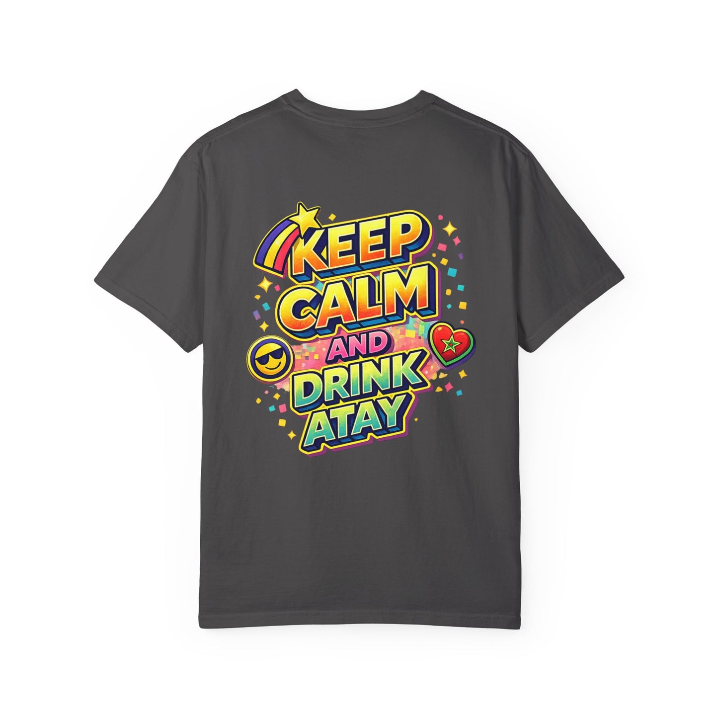 RETRO 90s Morocco T-Shirt — "Keep Calm and Drink Atay"