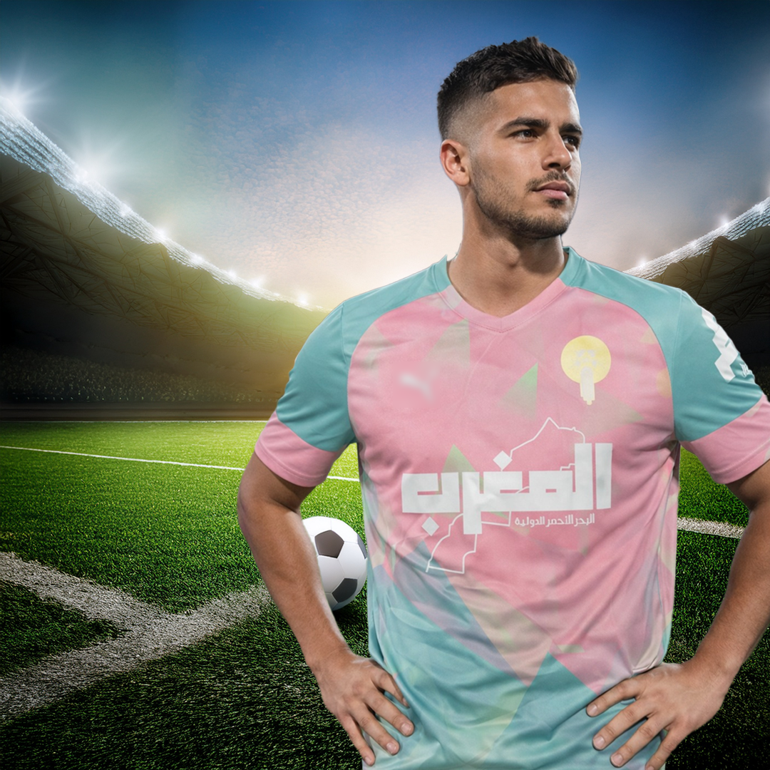 Maillot Supporter Maroc ATLAS BREEZE – ÉDITION PASTEL