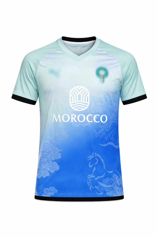 Maillot Supporter Maroc NOOR OCEAN – ÉDITION BLEUE